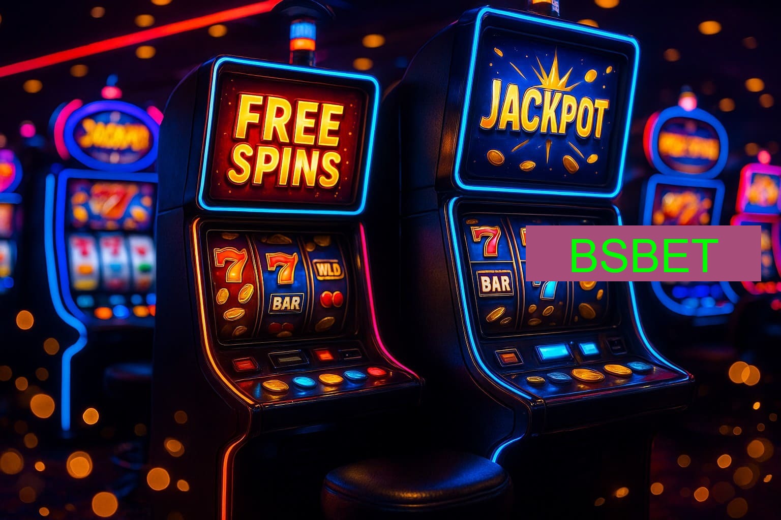 Diversos jogos de caça-níqueis